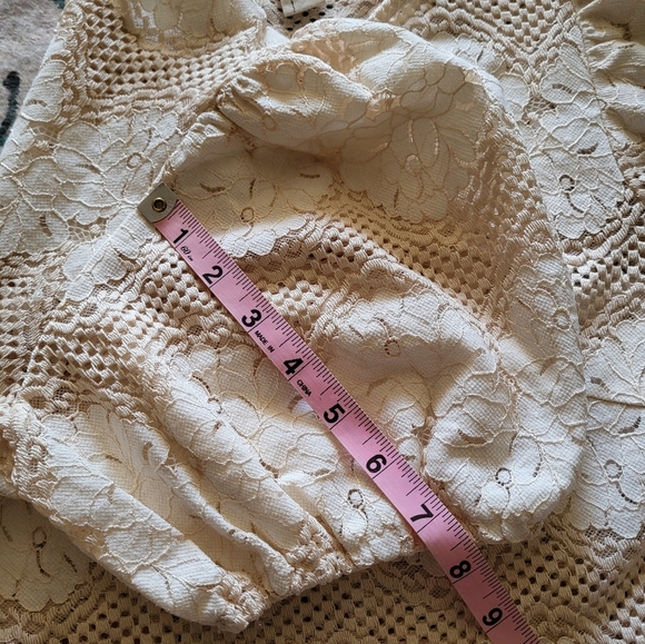 Pre-owned Anthropologie Dolan Left Coast Printed Peplum TOP Size M Boho - Picture 4 of 8